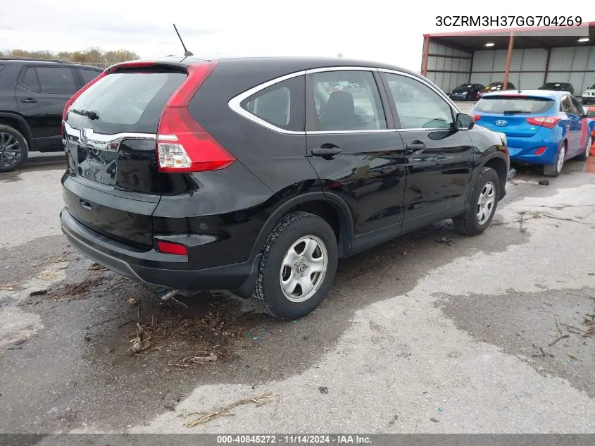 2016 Honda Cr-V Lx VIN: 3CZRM3H37GG704269 Lot: 40845272