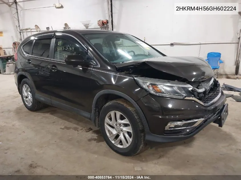 2016 Honda Cr-V Ex VIN: 2HKRM4H56GH602224 Lot: 40853764