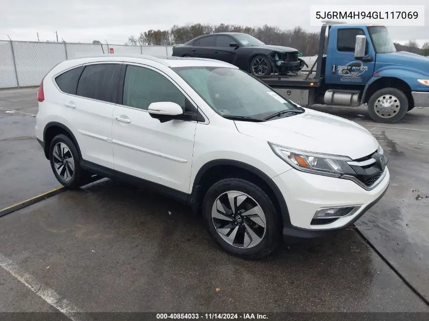 2016 Honda Cr-V Touring VIN: 5J6RM4H94GL117069 Lot: 40854033