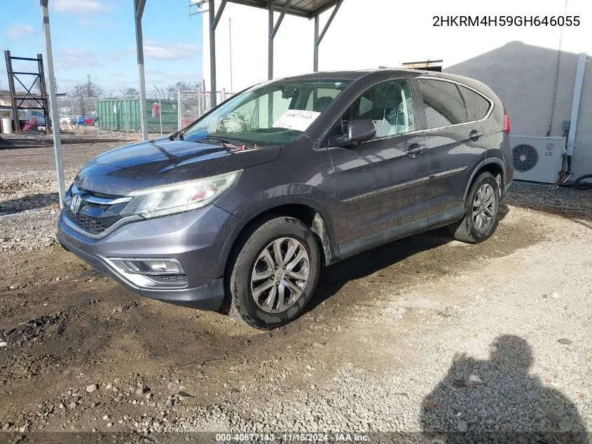 2016 Honda Cr-V Ex VIN: 2HKRM4H59GH646055 Lot: 40877143