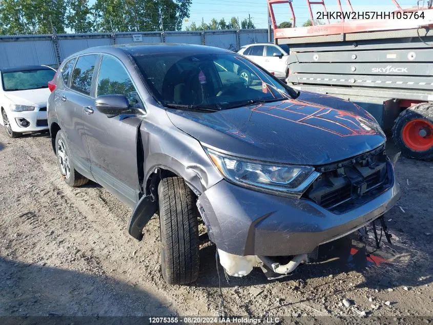 2017 Honda Cr-V VIN: 2HKRW2H57HH105764 Lot: 12075355