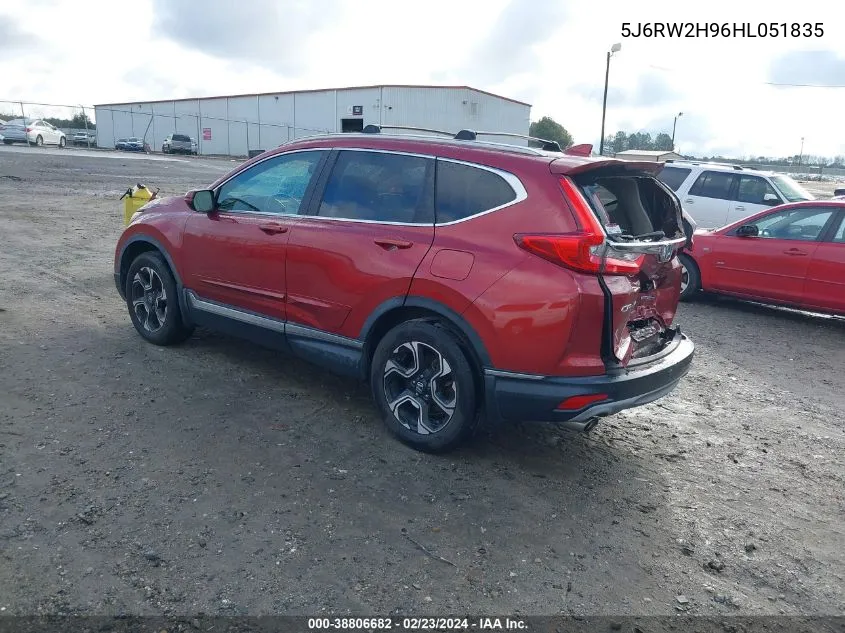 5J6RW2H96HL051835 2017 Honda Cr-V Touring