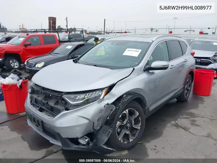 2017 Honda Cr-V Touring VIN: 5J6RW2H99HL008977 Lot: 39597509