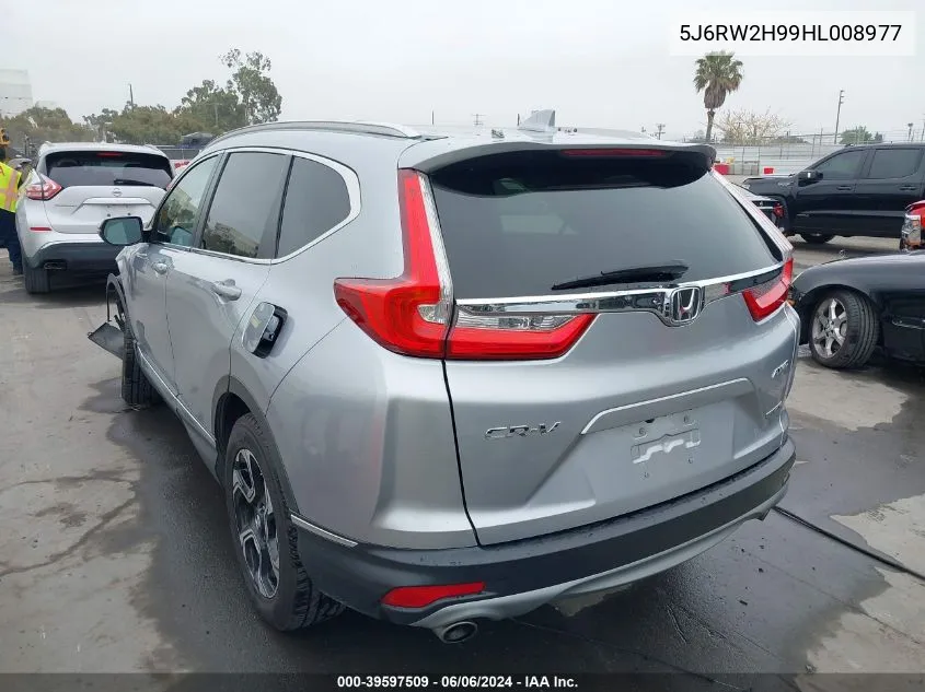 2017 Honda Cr-V Touring VIN: 5J6RW2H99HL008977 Lot: 39597509