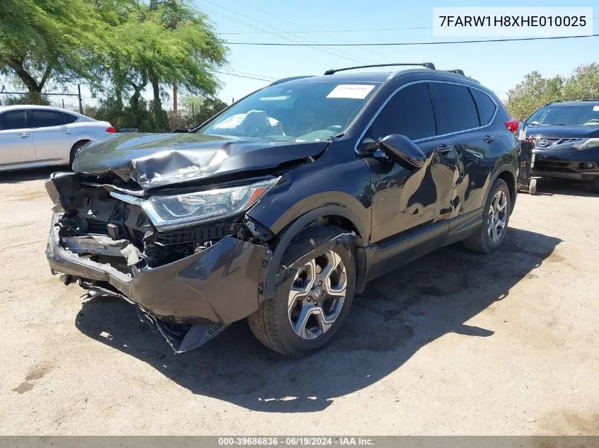 2017 Honda Cr-V Ex-L/Ex-L Navi VIN: 7FARW1H8XHE010025 Lot: 39686836