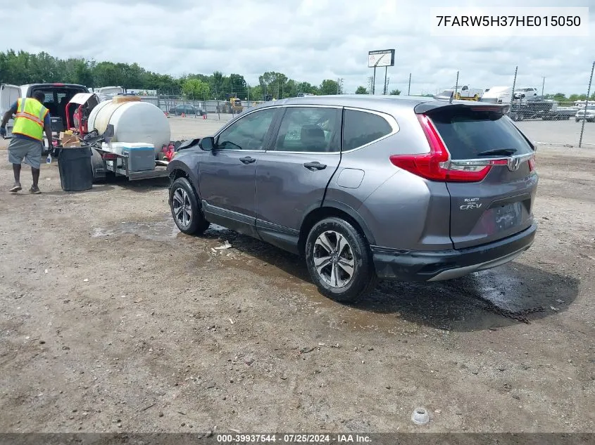 2017 Honda Cr-V Lx VIN: 7FARW5H37HE015050 Lot: 39937544