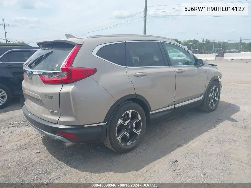 2017 Honda Cr-V Touring VIN: 5J6RW1H90HL014127 Lot: 40098946