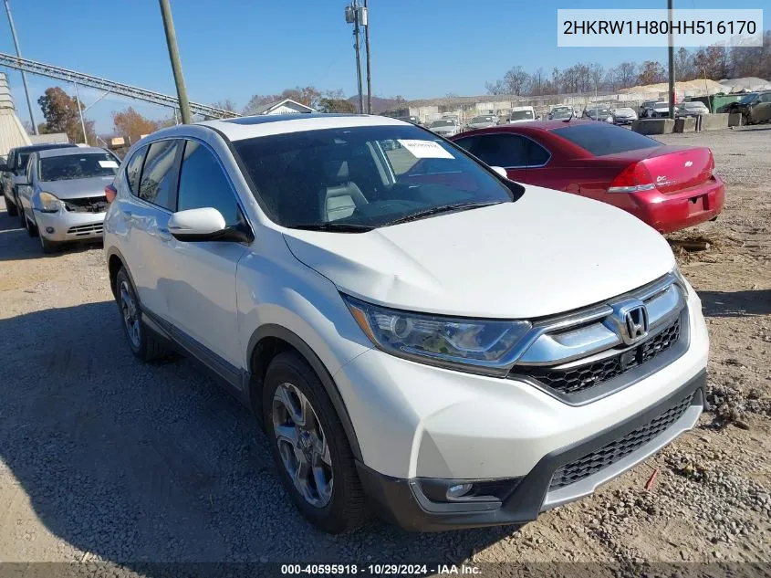 2017 Honda Cr-V Ex-L/Ex-L Navi VIN: 2HKRW1H80HH516170 Lot: 40595918