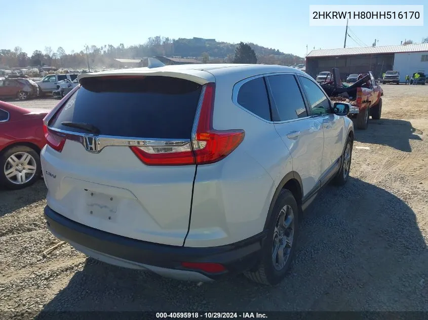 2017 Honda Cr-V Ex-L/Ex-L Navi VIN: 2HKRW1H80HH516170 Lot: 40595918