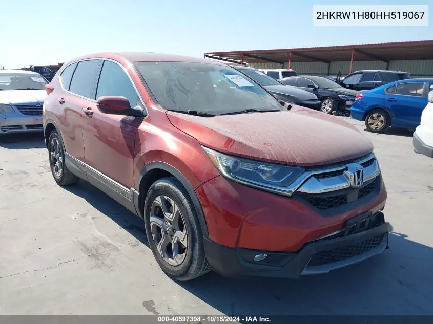 2017 Honda Cr-V Ex-L/Ex-L Navi VIN: 2HKRW1H80HH519067 Lot: 40597398