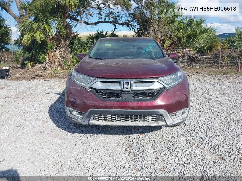 2017 Honda Cr-V Ex VIN: 7FARW1H55HE006518 Lot: 40660270