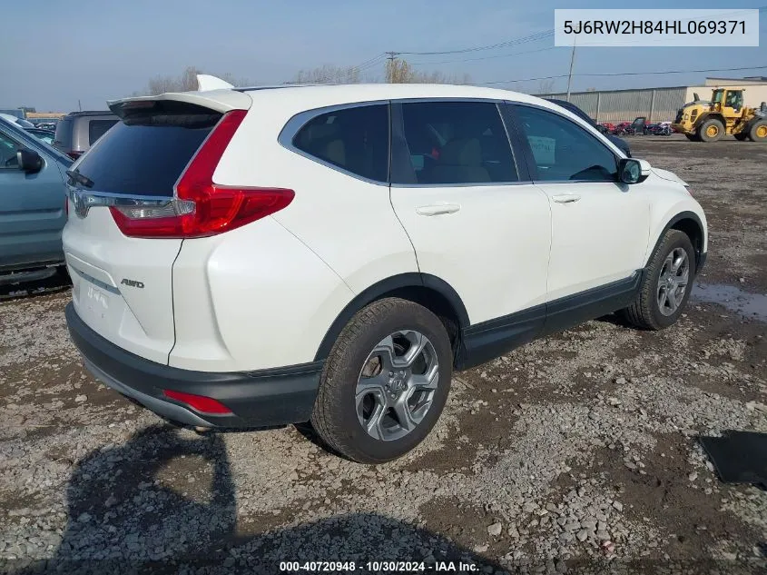 2017 Honda Cr-V Ex-L/Ex-L Navi VIN: 5J6RW2H84HL069371 Lot: 40720948