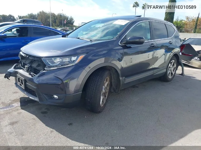 2017 Honda Cr-V Ex-L/Ex-L Navi VIN: 7FARW1H81HE010589 Lot: 40741284