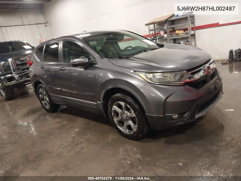 2017 Honda Cr-V Ex-L/Ex-L Navi VIN: 5J6RW2H87HL002487 Lot: 40763279