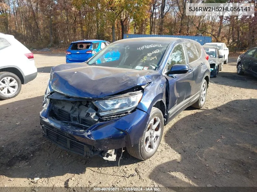 2017 Honda Cr-V Ex VIN: 5J6RW2H52HL056141 Lot: 40765071