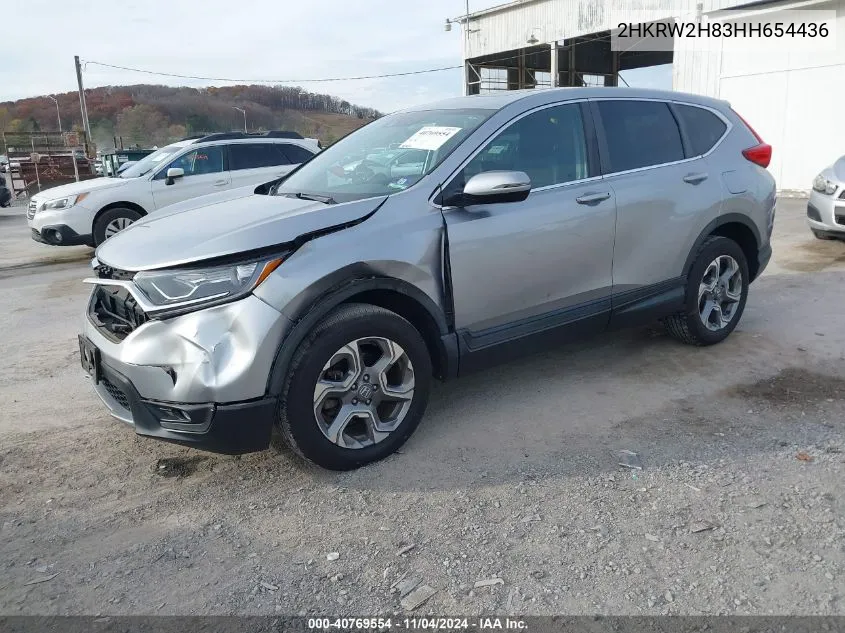 2017 Honda Cr-V Ex-L/Ex-L Navi VIN: 2HKRW2H83HH654436 Lot: 40769554