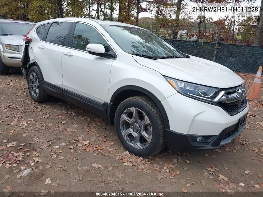 2017 Honda Cr-V Ex-L/Ex-L Navi VIN: 2HKRW2H81HH611228 Lot: 40784515