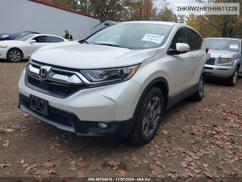 2017 Honda Cr-V Ex-L/Ex-L Navi VIN: 2HKRW2H81HH611228 Lot: 40784515