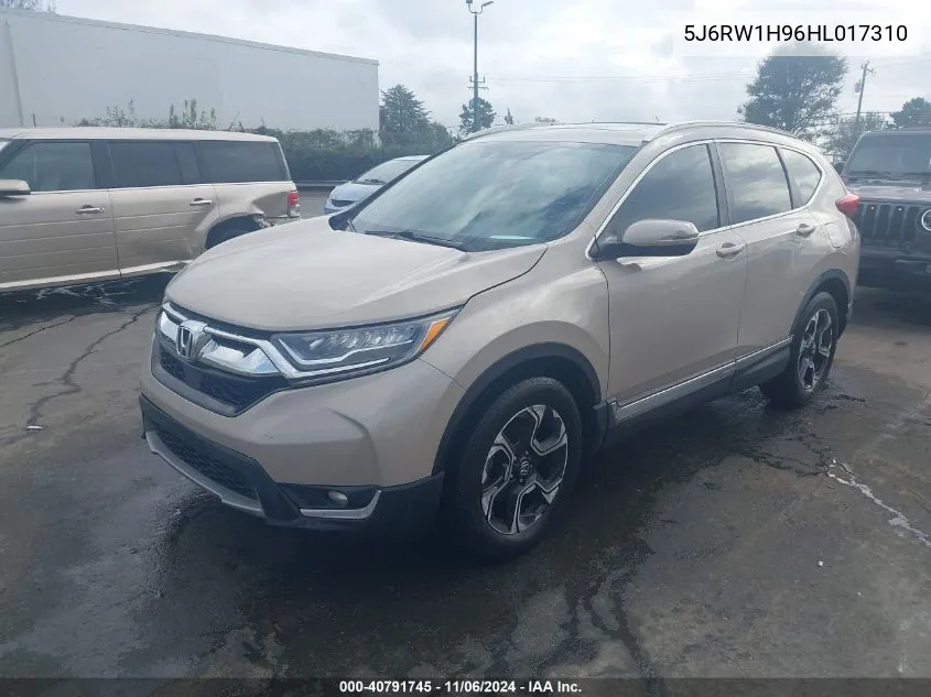 2017 Honda Cr-V Touring VIN: 5J6RW1H96HL017310 Lot: 40791745