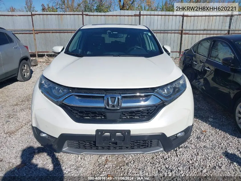 2017 Honda Cr-V Ex-L/Ex-L Navi VIN: 2HKRW2H8XHH620221 Lot: 40816149