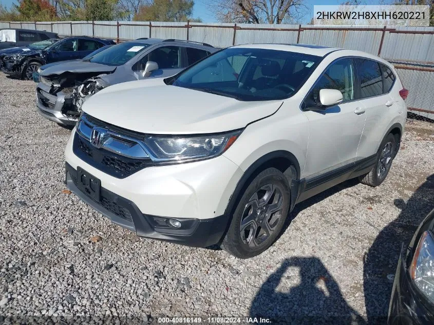 2017 Honda Cr-V Ex-L/Ex-L Navi VIN: 2HKRW2H8XHH620221 Lot: 40816149