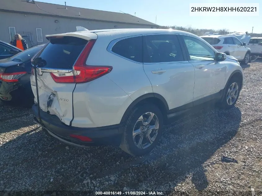 2017 Honda Cr-V Ex-L/Ex-L Navi VIN: 2HKRW2H8XHH620221 Lot: 40816149