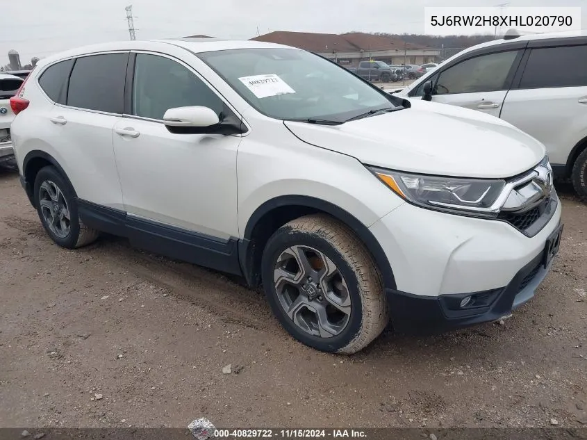 2017 Honda Cr-V VIN: 5J6RW2H8XHL020790 Lot: 40829722