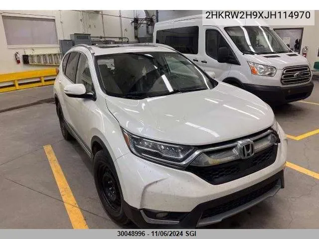 2018 Honda Cr-V Touring VIN: 2HKRW2H9XJH114970 Lot: 30048996