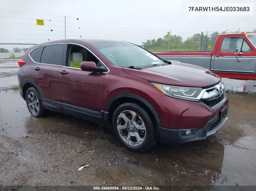 2018 Honda Cr-V Ex VIN: 7FARW1H54JE033683 Lot: 39488854