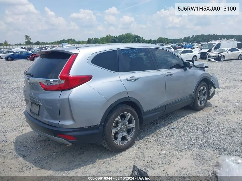 2018 Honda Cr-V Ex VIN: 5J6RW1H5XJA013100 Lot: 39616944