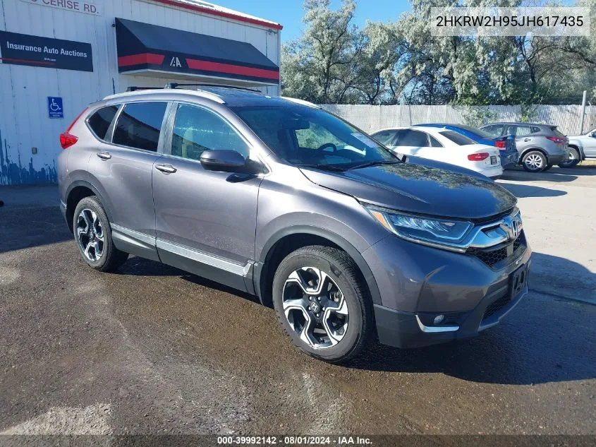 2018 Honda Cr-V Touring VIN: 2HKRW2H95JH617435 Lot: 39992142