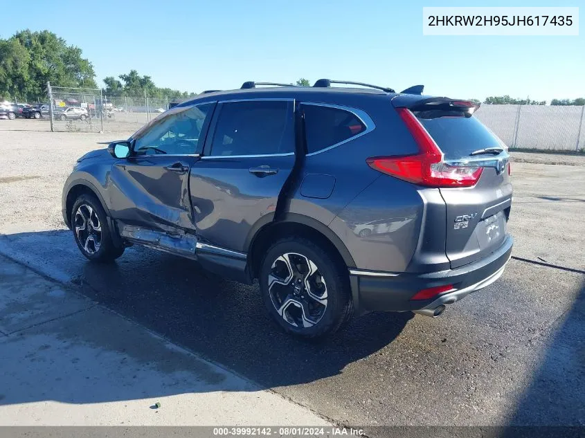 2018 Honda Cr-V Touring VIN: 2HKRW2H95JH617435 Lot: 39992142