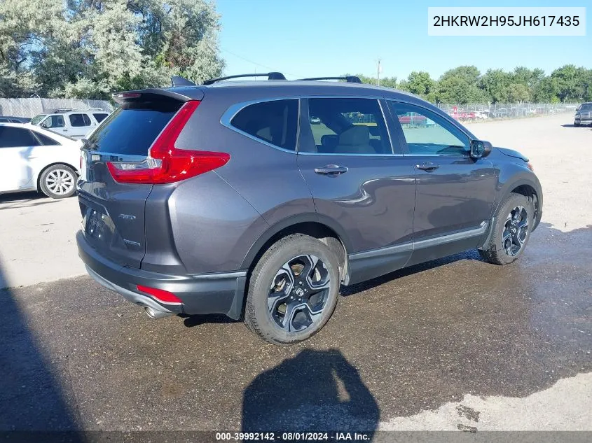 2018 Honda Cr-V Touring VIN: 2HKRW2H95JH617435 Lot: 39992142