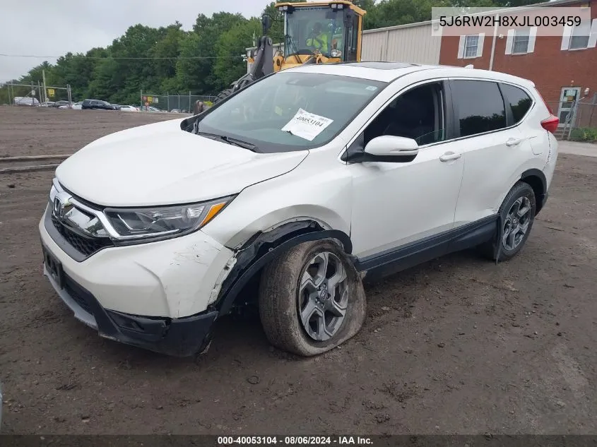 2018 Honda Cr-V Ex-L/Ex-L Navi VIN: 5J6RW2H8XJL003459 Lot: 40053104