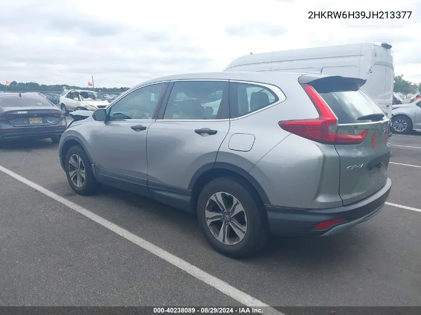 2HKRW6H39JH213377 2018 Honda Cr-V Lx