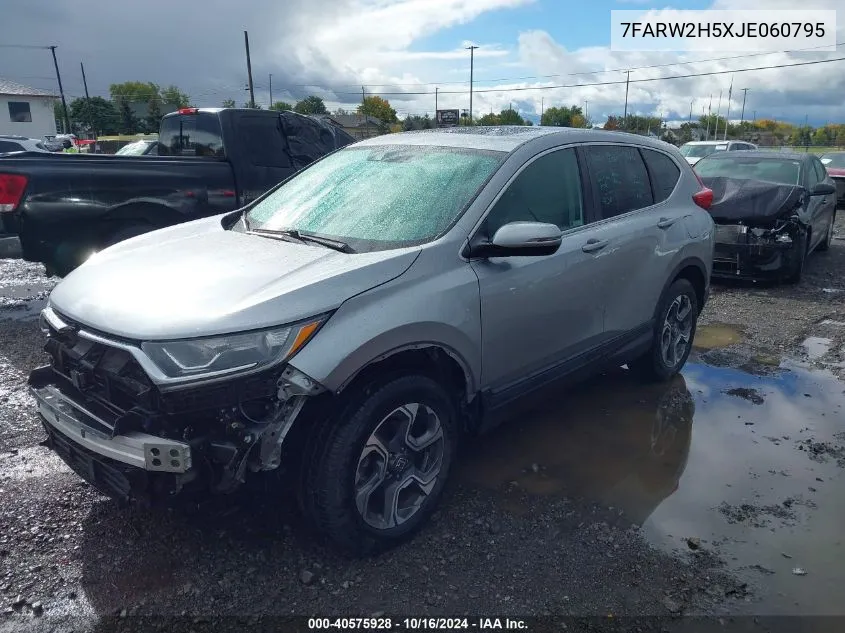 7FARW2H5XJE060795 2018 Honda Cr-V Ex