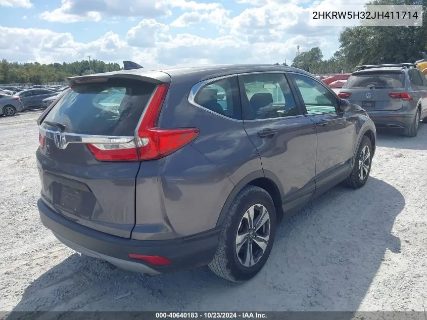 2HKRW5H32JH411714 2018 Honda Cr-V Lx