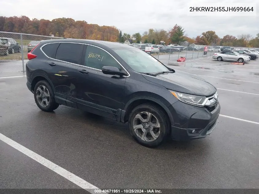 2HKRW2H55JH699664 2018 Honda Cr-V Ex