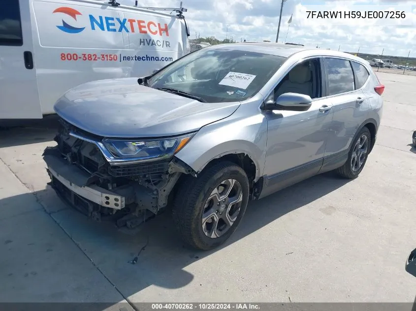 2018 Honda Cr-V Ex VIN: 7FARW1H59JE007256 Lot: 40700262