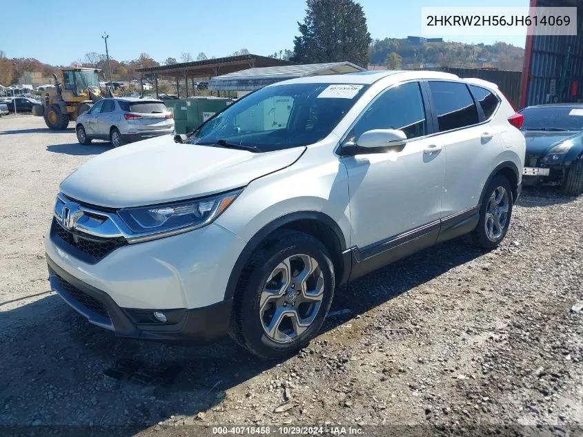 2018 Honda Cr-V Ex VIN: 2HKRW2H56JH614069 Lot: 40718458