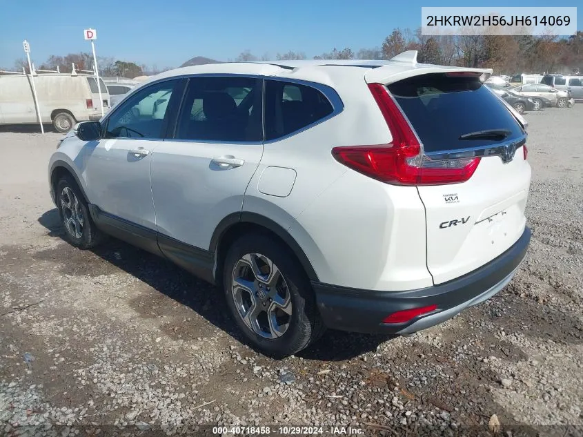 2018 Honda Cr-V Ex VIN: 2HKRW2H56JH614069 Lot: 40718458