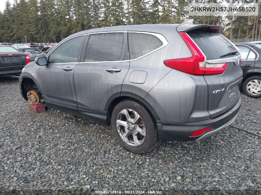 2018 Honda Cr-V Ex VIN: 2HKRW2H57JH658520 Lot: 40718914