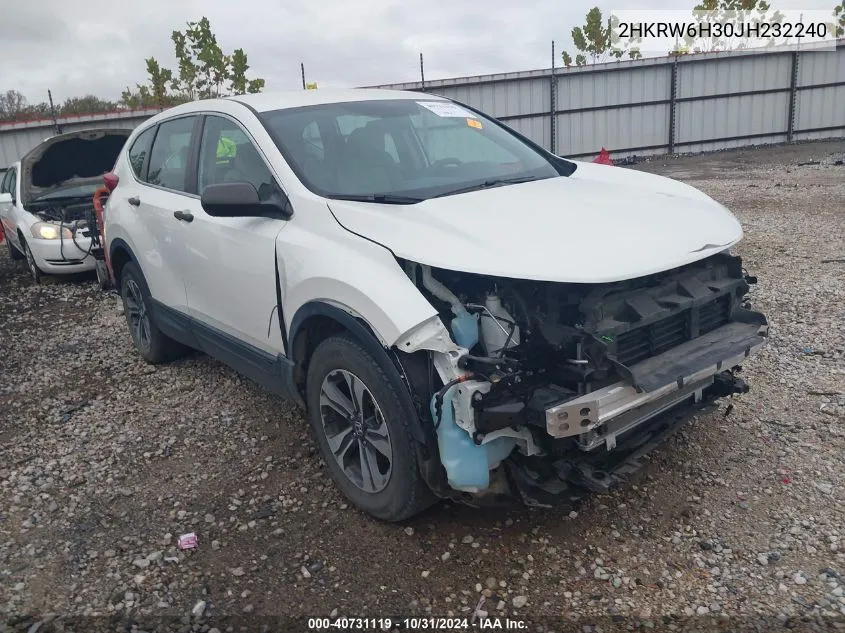 2HKRW6H30JH232240 2018 Honda Cr-V Lx