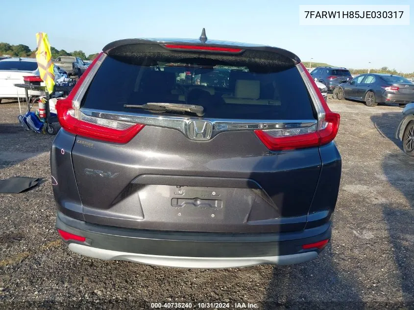 2018 Honda Cr-V Ex-L/Ex-L Navi VIN: 7FARW1H85JE030317 Lot: 40735240