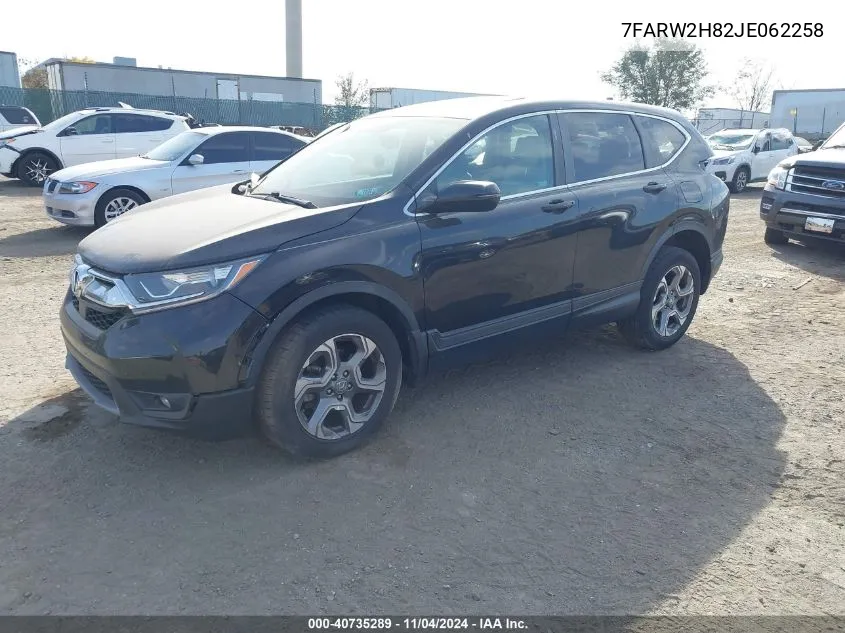 2018 Honda Cr-V Ex-L/Ex-L Navi VIN: 7FARW2H82JE062258 Lot: 40735289