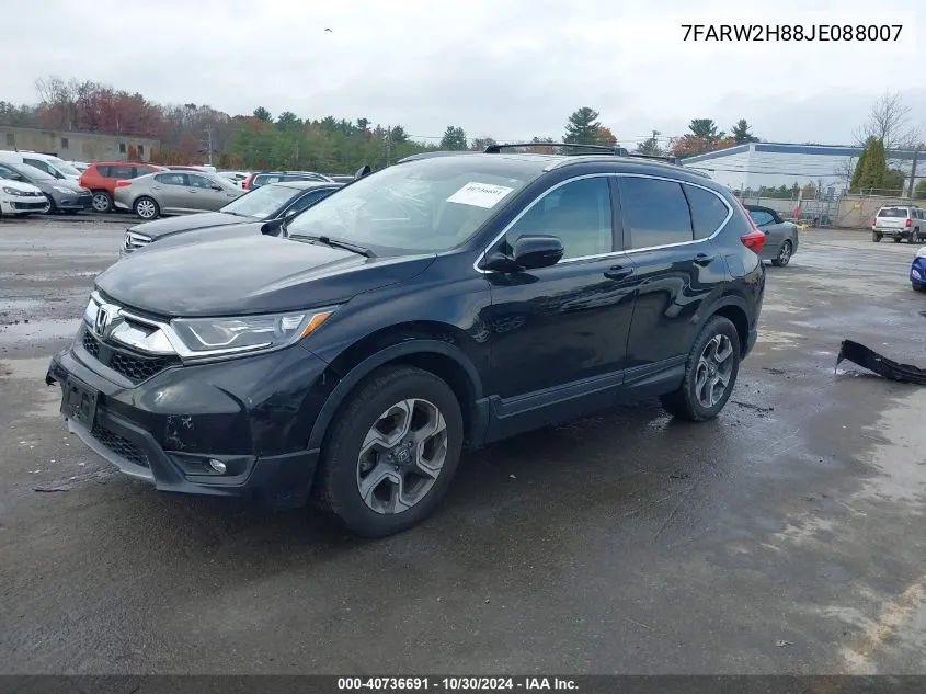 2018 Honda Cr-V Ex-L/Ex-L Navi VIN: 7FARW2H88JE088007 Lot: 40736691