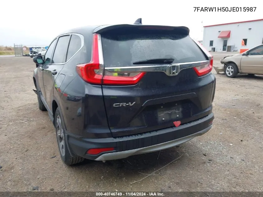 2018 Honda Cr-V Ex VIN: 7FARW1H50JE015987 Lot: 40746749