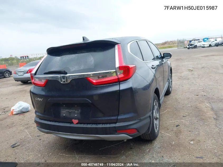 2018 Honda Cr-V Ex VIN: 7FARW1H50JE015987 Lot: 40746749