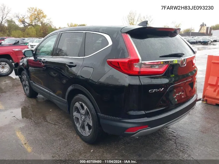 2018 Honda Cr-V Ex-L/Ex-L Navi VIN: 7FARW2H83JE093230 Lot: 40759480