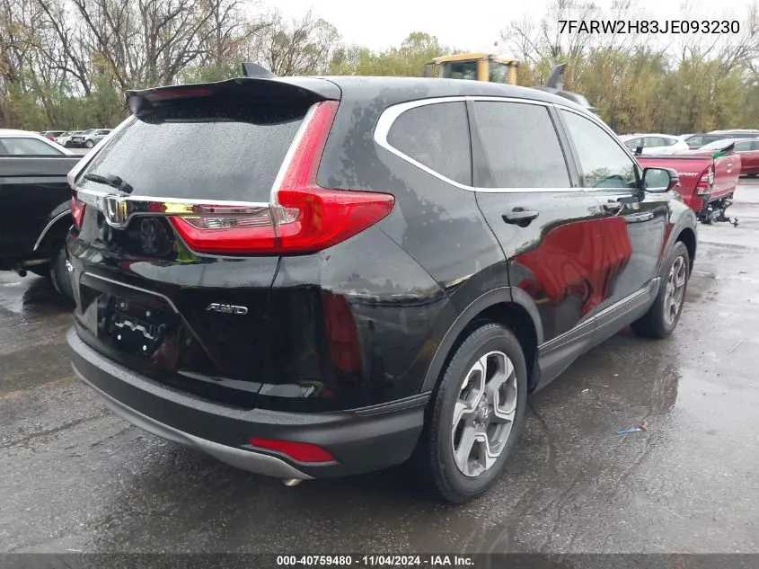 2018 Honda Cr-V Ex-L/Ex-L Navi VIN: 7FARW2H83JE093230 Lot: 40759480